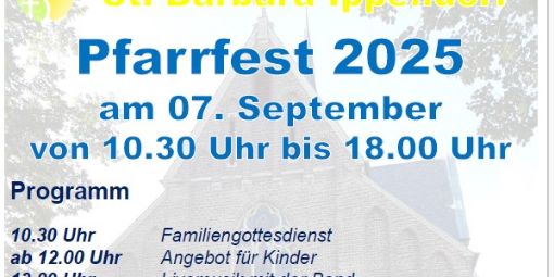 Plakat Pfarrfest