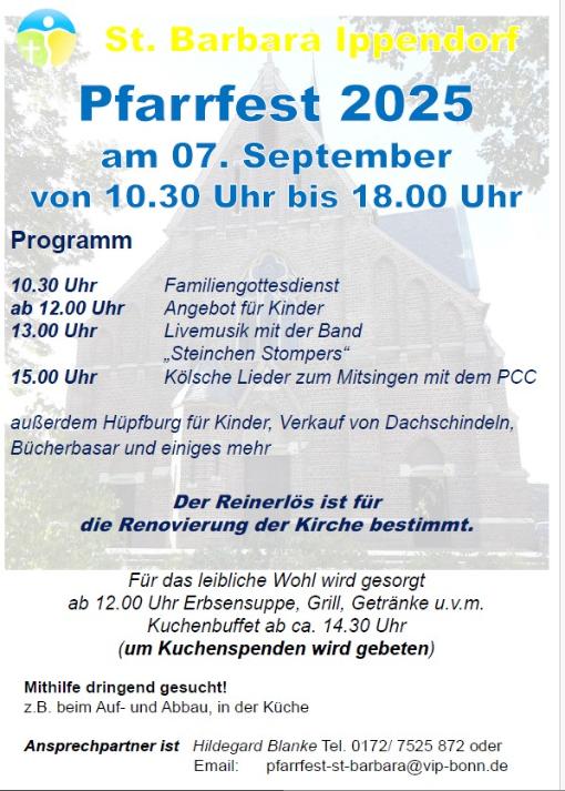 Plakat Pfarrfest